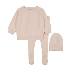 MEMA KNITS 3PC KNIT SET WITH BEANIE