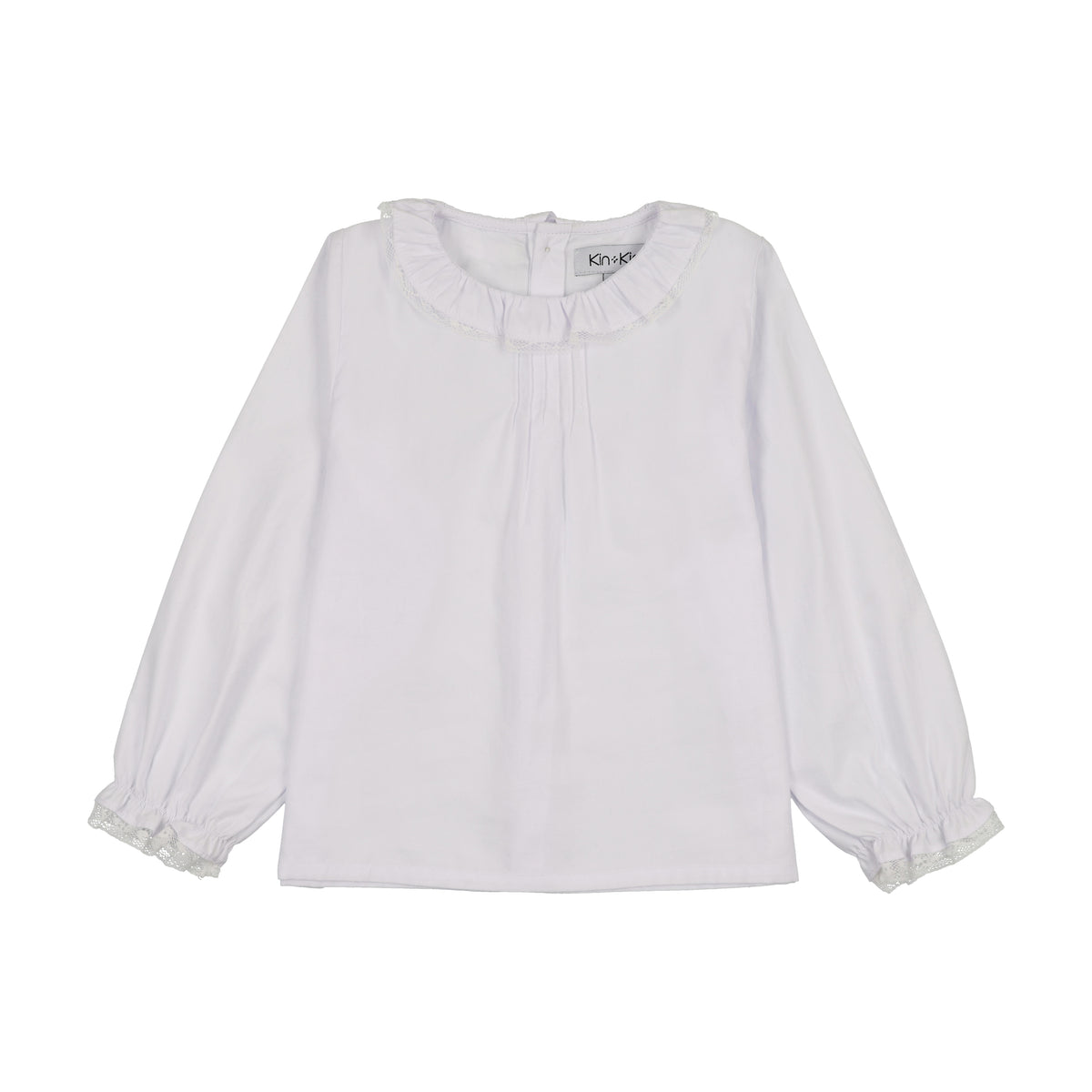 KIN KIN RUFFLED COLLAR SHIRT