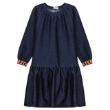 KIX ELASTIC CUFF DENIM SWEATDRESS