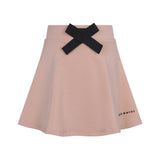 LITTLE PARNI A-LINE  WAISTED WITH BOW SKIRT