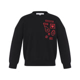 LITTLE PARNI MULTIPATCH SWEATSHIRT