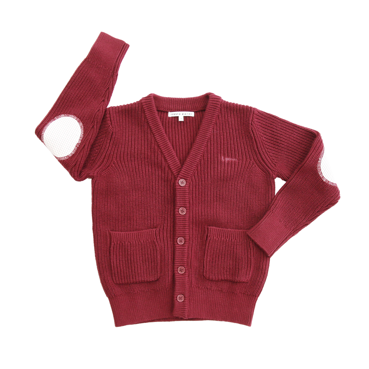 LITTLE PARNI PATCH CARDIGAN