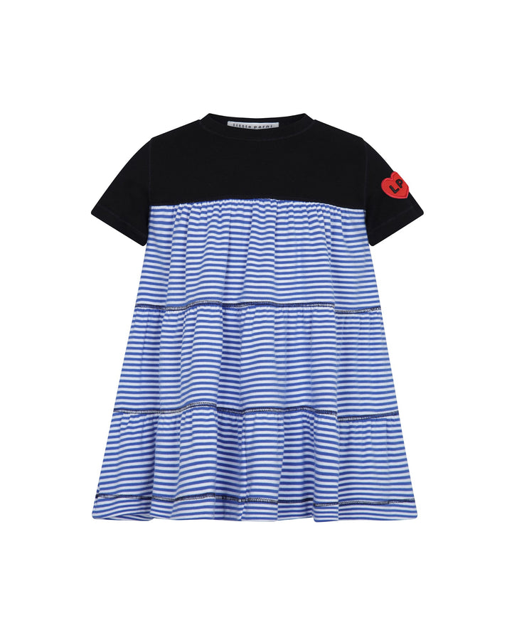 LITTLE PARNI S/S VARSITY MOCK JUMPER