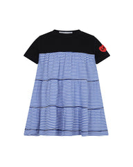 LITTLE PARNI S/S VARSITY MOCK JUMPER