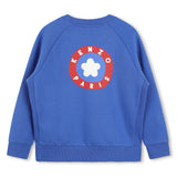 KENZO PULLOVER SWEATSHIRT WITH FLOWER KENZO LOGO