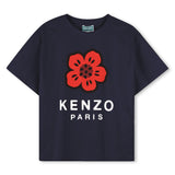 KENZO SHORT SLEEVE POPPY LOGO TEE