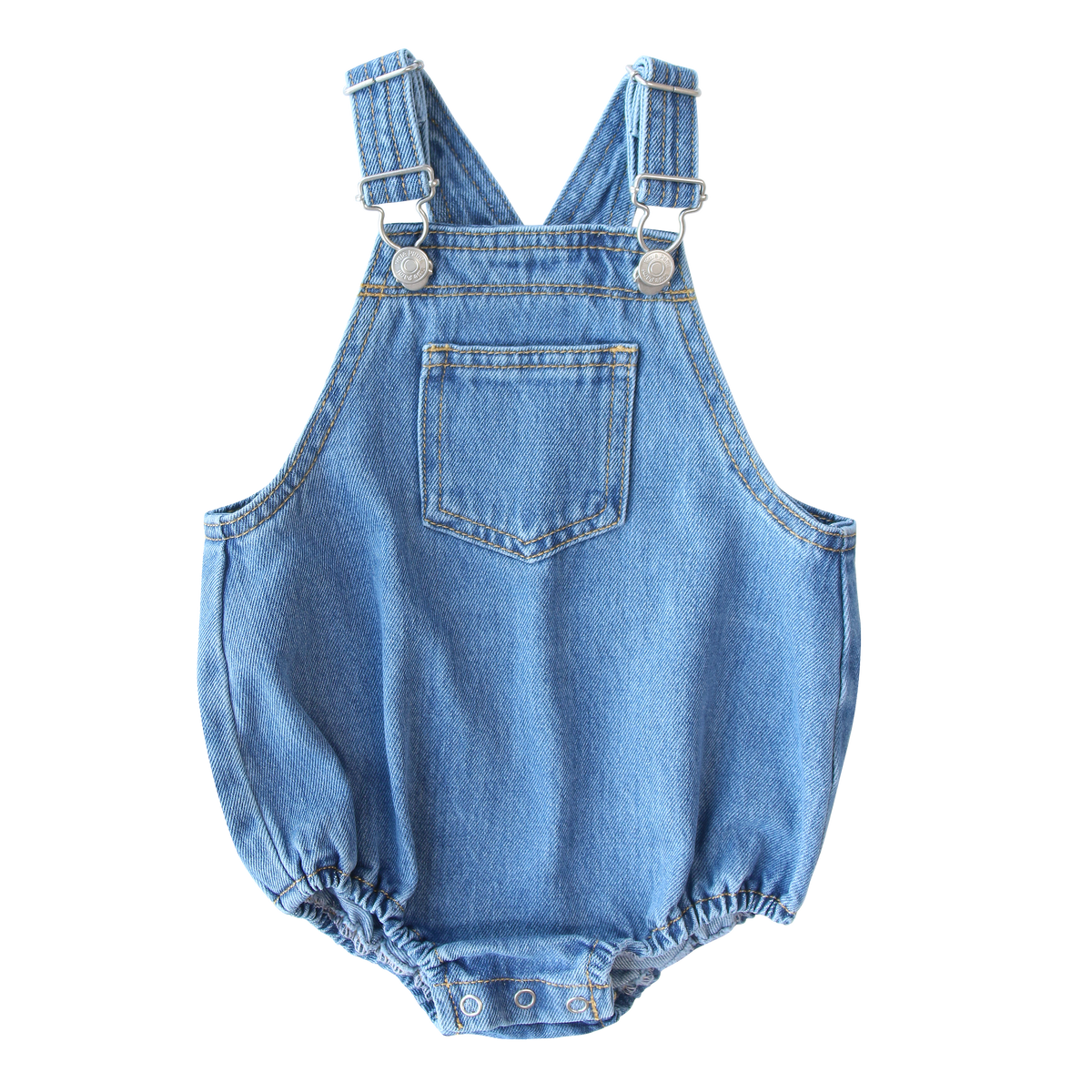 LITTLE PARNI DENIM BLOOMER OVERALL