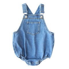 LITTLE PARNI DENIM BLOOMER OVERALL
