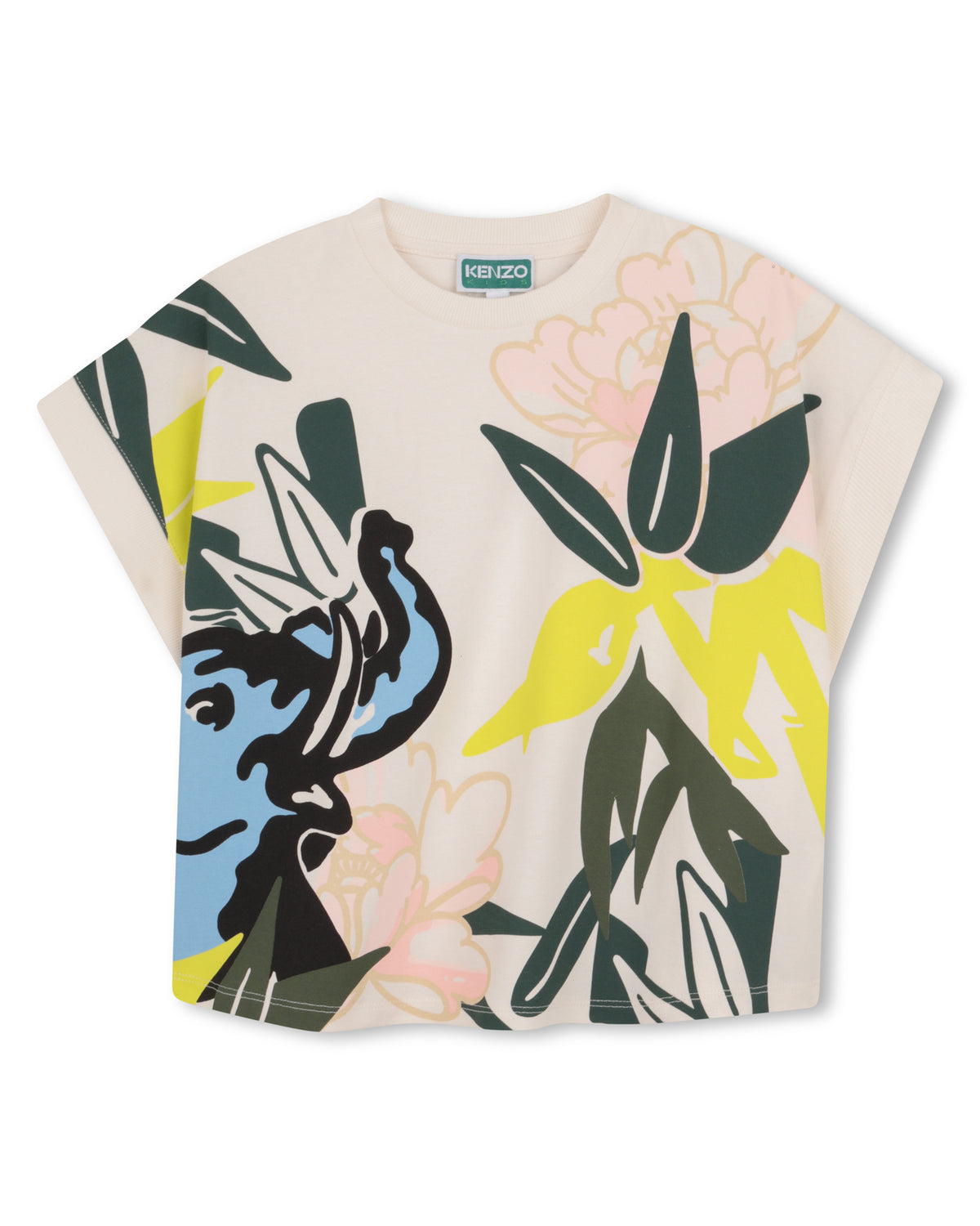 KENZO PRINTED SLEEVELESS TEE VEST