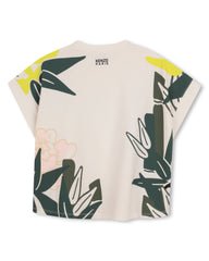 KENZO PRINTED SLEEVELESS TEE VEST