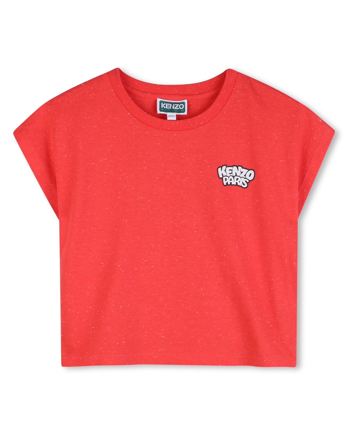 KENZO SLEEVELESS TEE WITH BRANED PRINT FRONT AND BACK