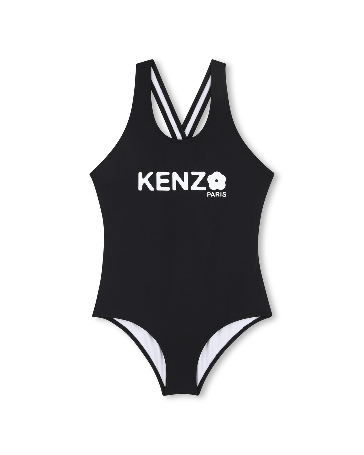 KENZO ONE PIECE SWIMSUIT CROOSED STRAPS ON BACK
