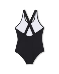 KENZO ONE PIECE SWIMSUIT CROOSED STRAPS ON BACK
