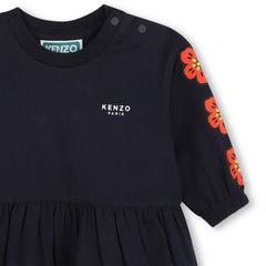 KENZO SNAP SHOULDER BRANED FLOWERS IN FRONT ON SLEEEVE