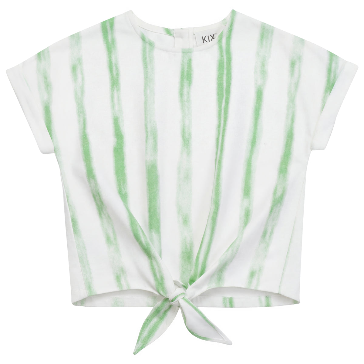 KIX STRIPED DENIM TIE SHIRT