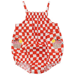 KIX PICNIC GINGHAM ROMPER