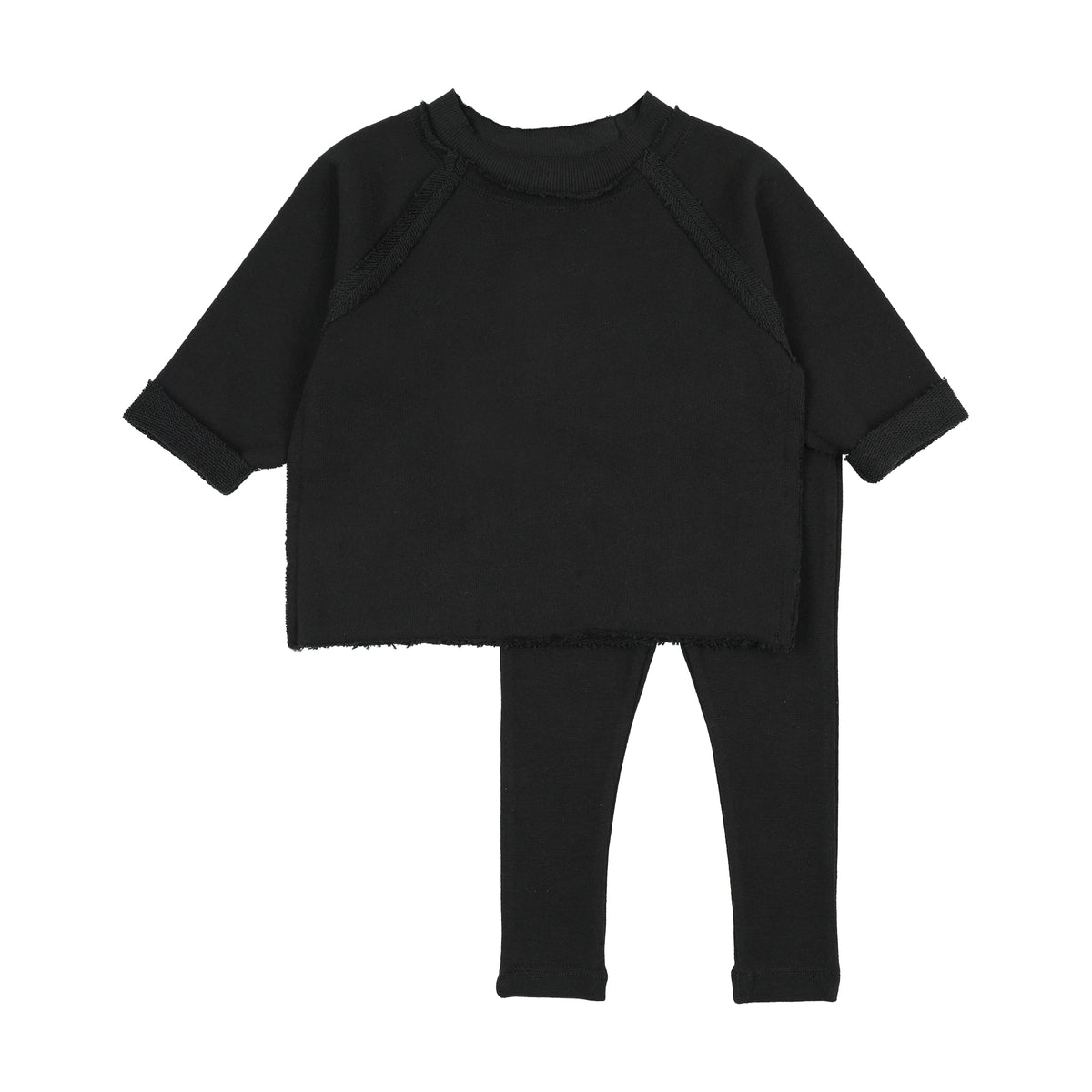 KIN KIN 2PC RAW EDGE SWEATSHIRT WITH LEGGING SET