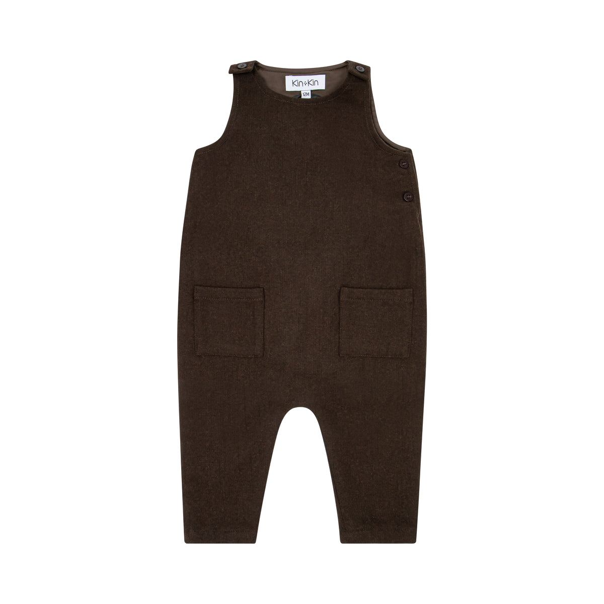 KIN KIN LONG PANT POCKET ROMPER