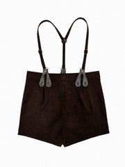 MADELEINE 2PC CHECKED SHIRT WITH OVERALLS