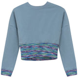 KIX STRIPED RIB SWEATSHIRT