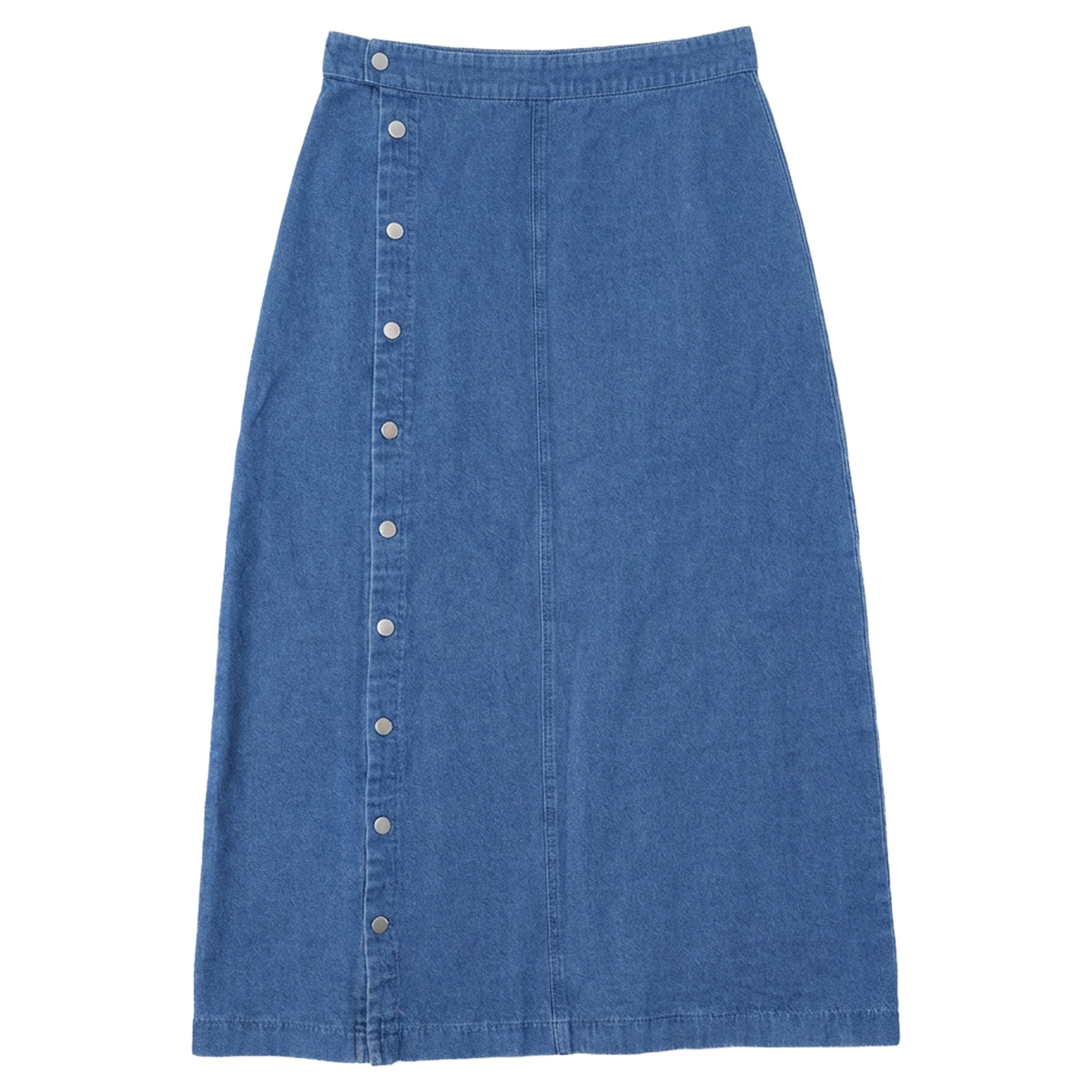 KIX TEEN SIDE BUTTON DOWN DENIM SKIRT