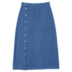 KIX TEEN SIDE BUTTON DOWN DENIM SKIRT
