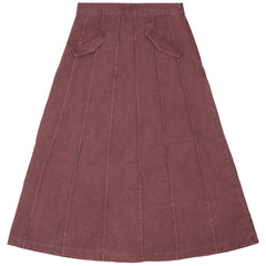 KIX TEEN 2PC FADE EFFECT SWEATSHIRT WITH DENIM PANELED MIDI SKIRT