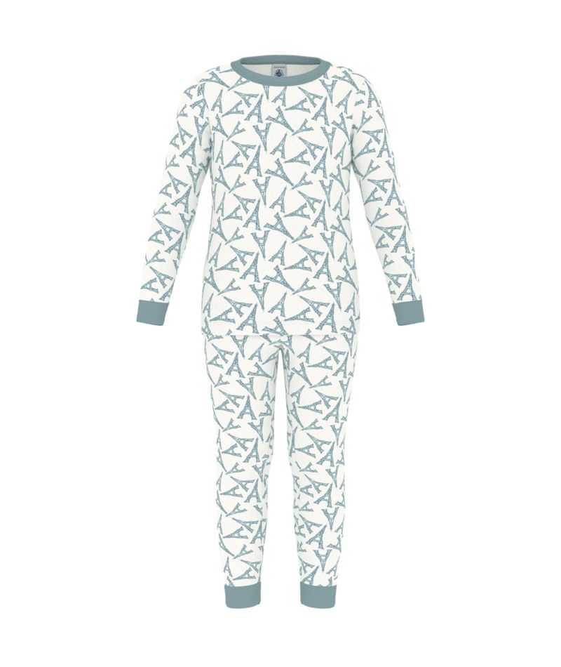 PETIT BATEAU LONG SLEEVE EIFFEL TOWER PRINT LOUNGEWEAR