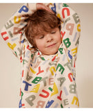 PETIT BATEAU MULTI COLOR LETTERS SWEATSHIRT