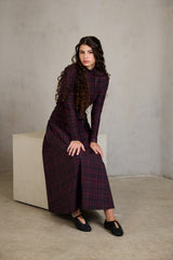 HEV 2PC MESH TOP WITH PRINT SKIRT SET