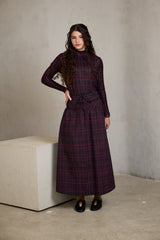 HEV 2PC MESH TOP WITH PRINT SKIRT SET