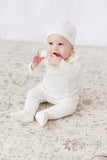 KIPP BABY 4PC CABLE KNIT SET +BEANIE + BLANKET + TEDDY SET