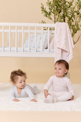 KIPP BABY 2PC FLYING RIBBONS FOOTIE AND HAT SET