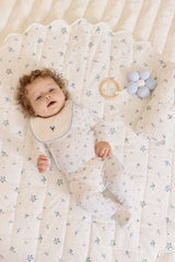 KIPP BABY 2PC LIL BLOOMS FOOTIE AND HAT SET