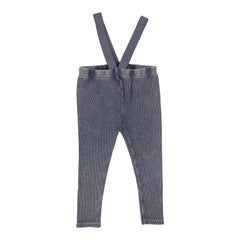 LIL LEGS KNIT LONG SUSPENDER LEGGINGS