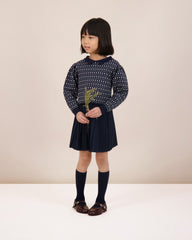 ANALOGIE FLORAL KNIT SWEATER