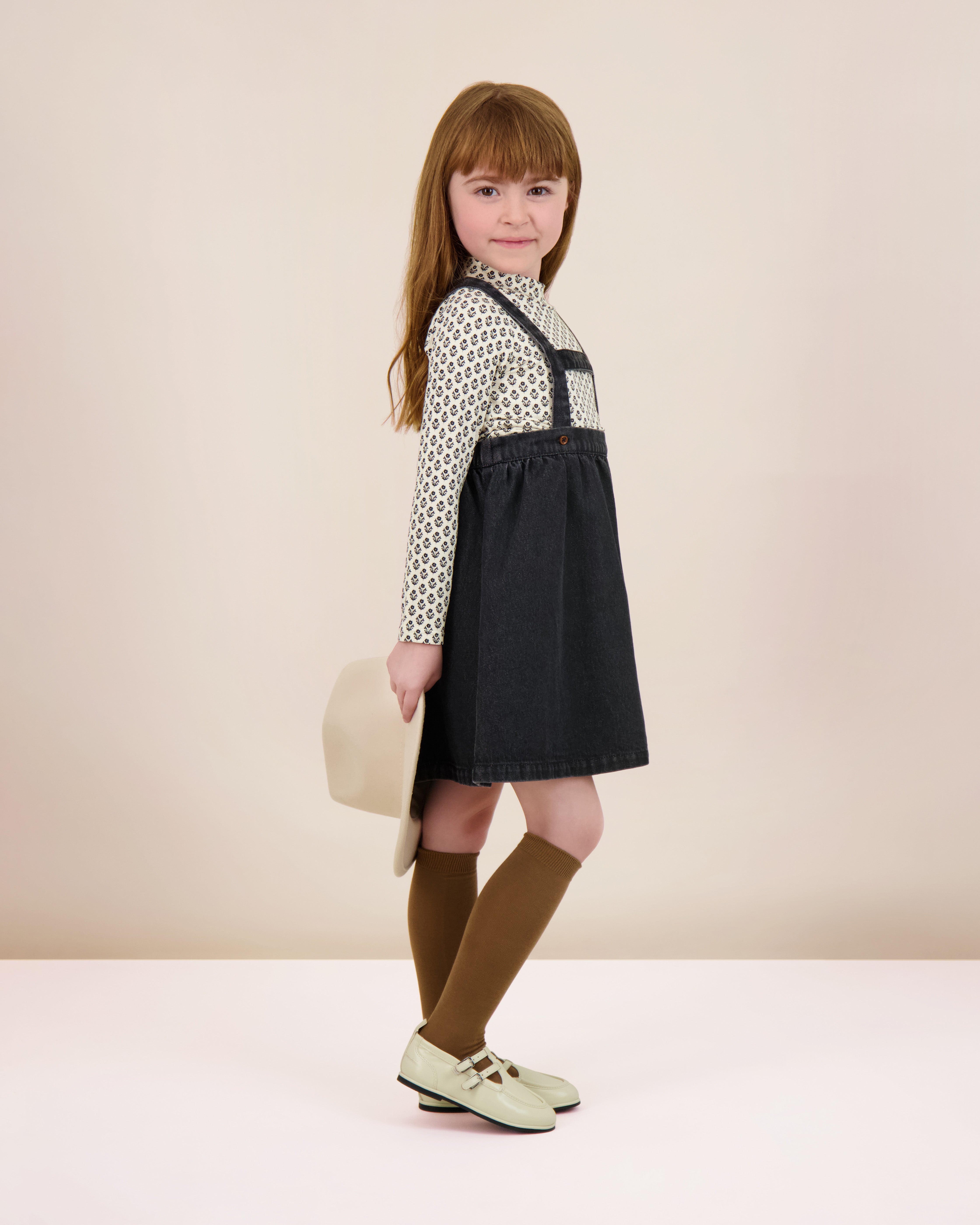 ANALOGIE STRAP DENIM JUMPER