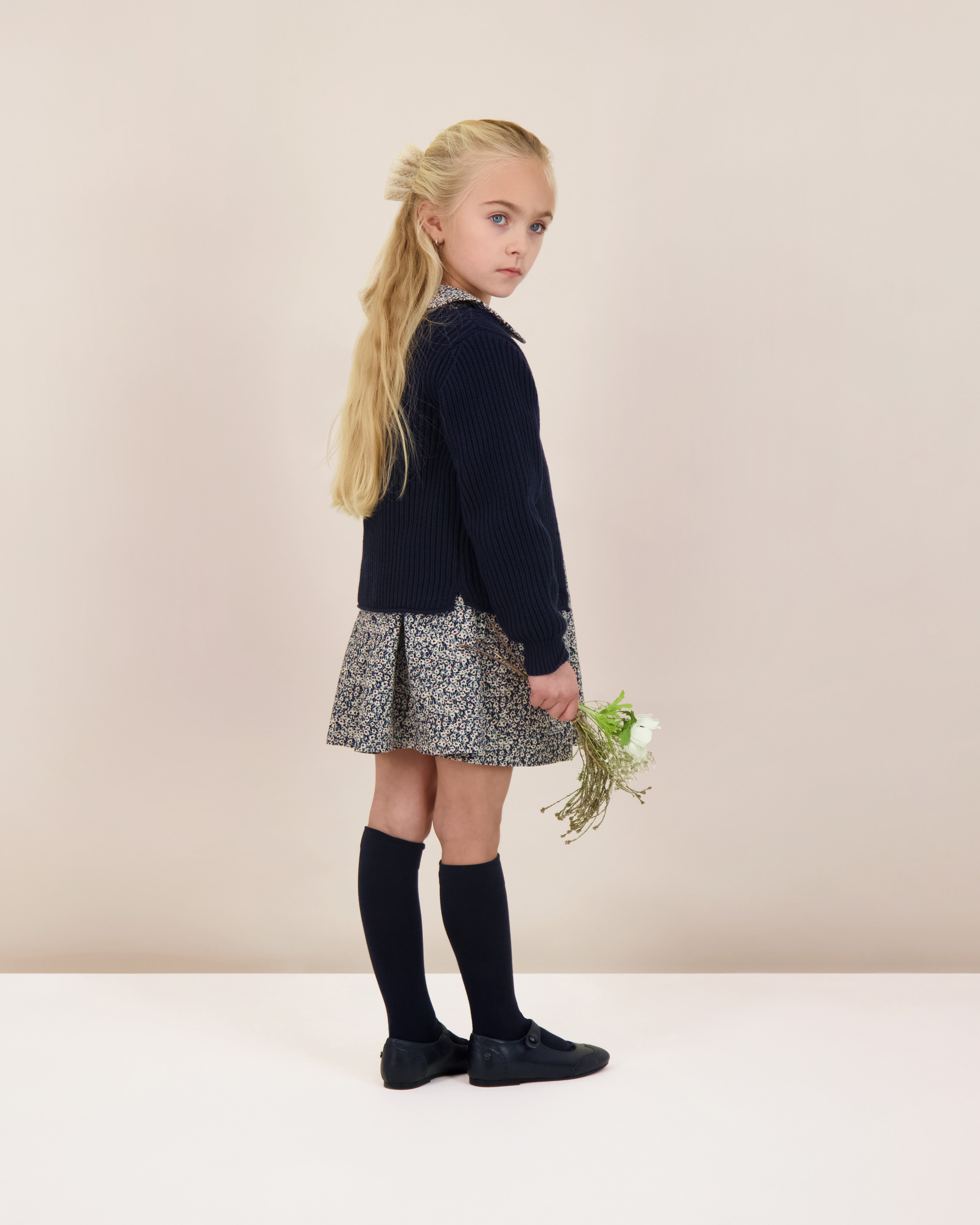 ANALOGIE DAISY FLORAL SMOCKED DRESS