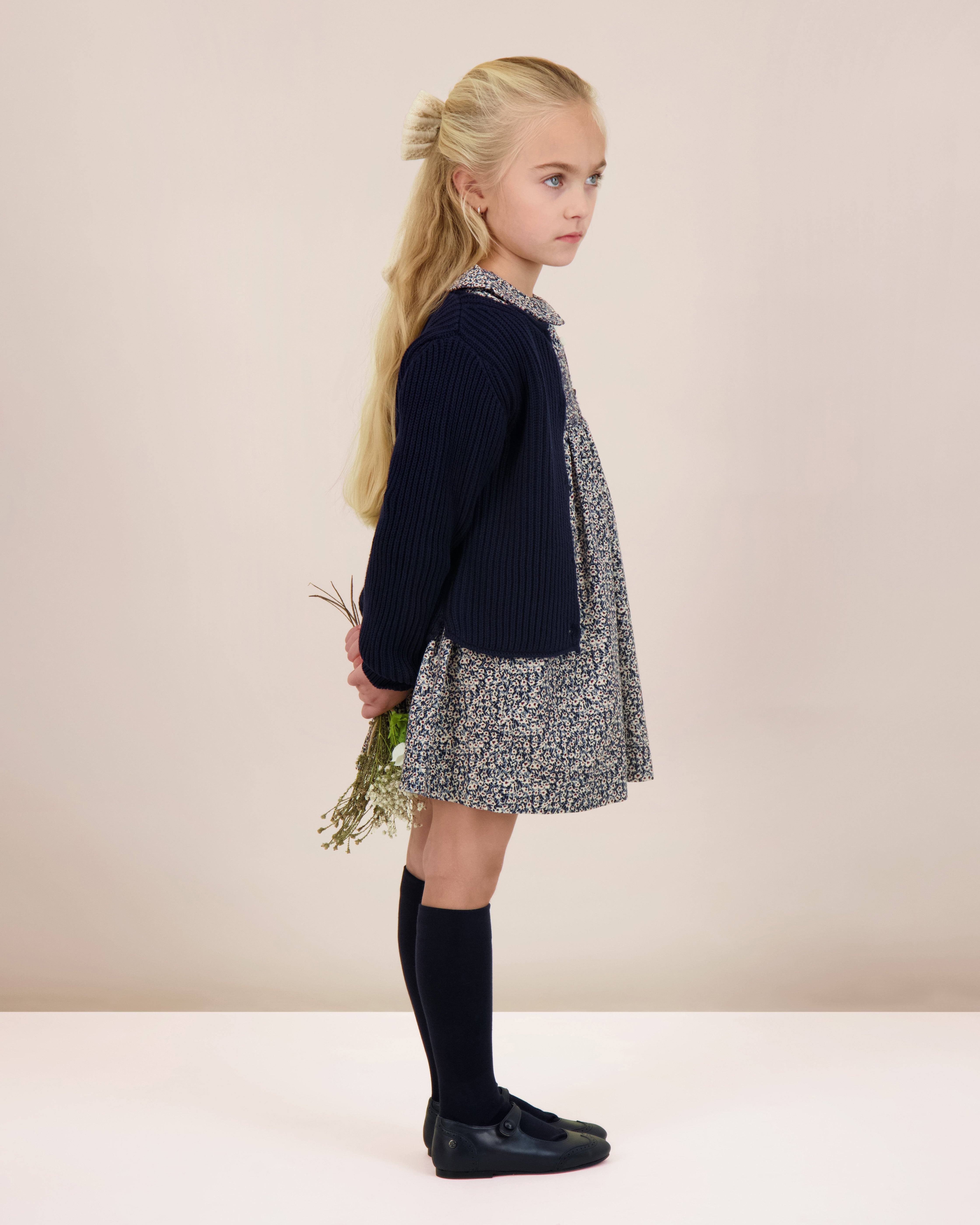 ANALOGIE DAISY FLORAL SMOCKED DRESS