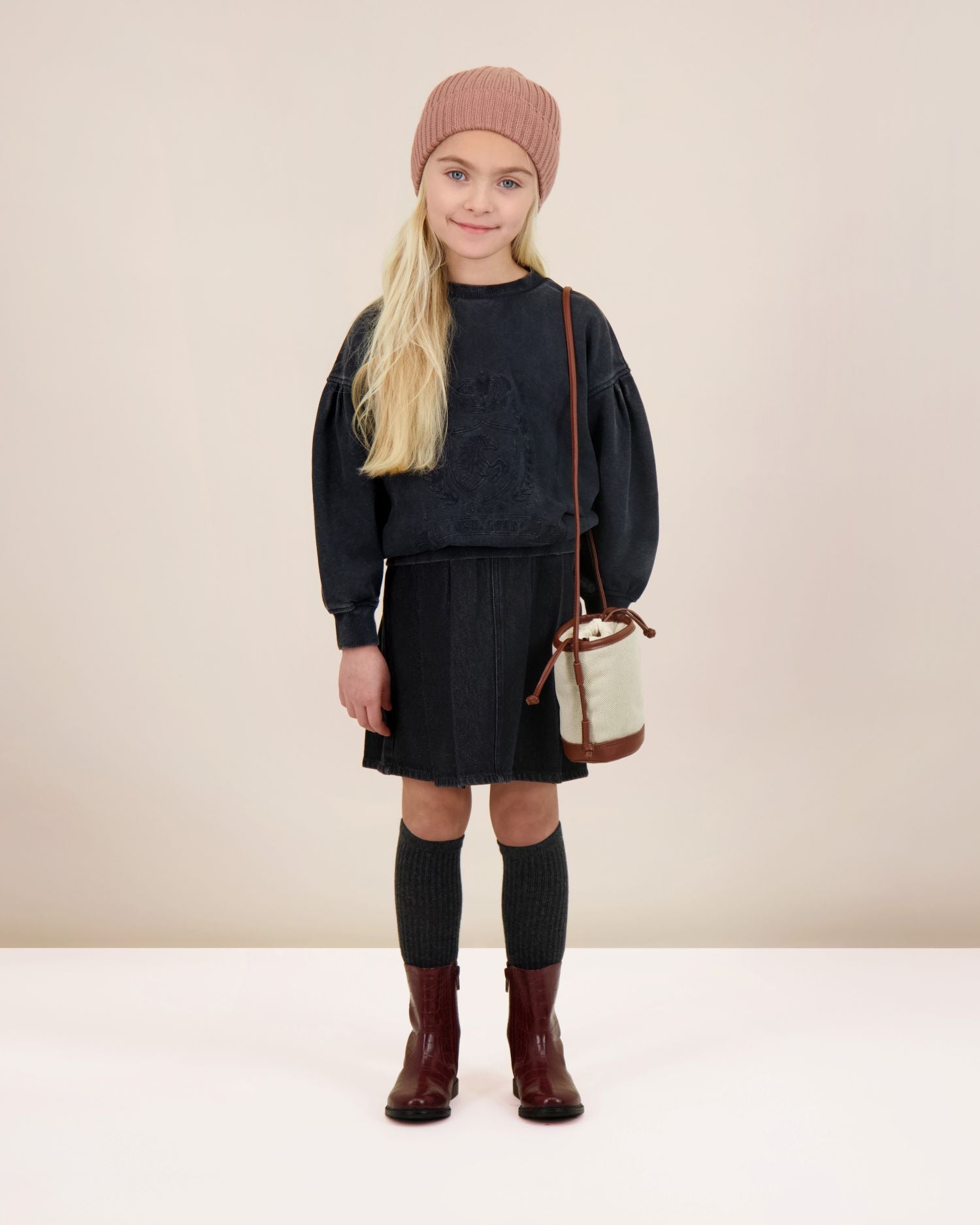 ANALOGIE EMBLEM SWEATSHIRT DRESS