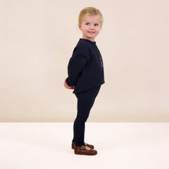 ANALOGIE PLAID DETAIL SWEATSHIRT (BOYS)