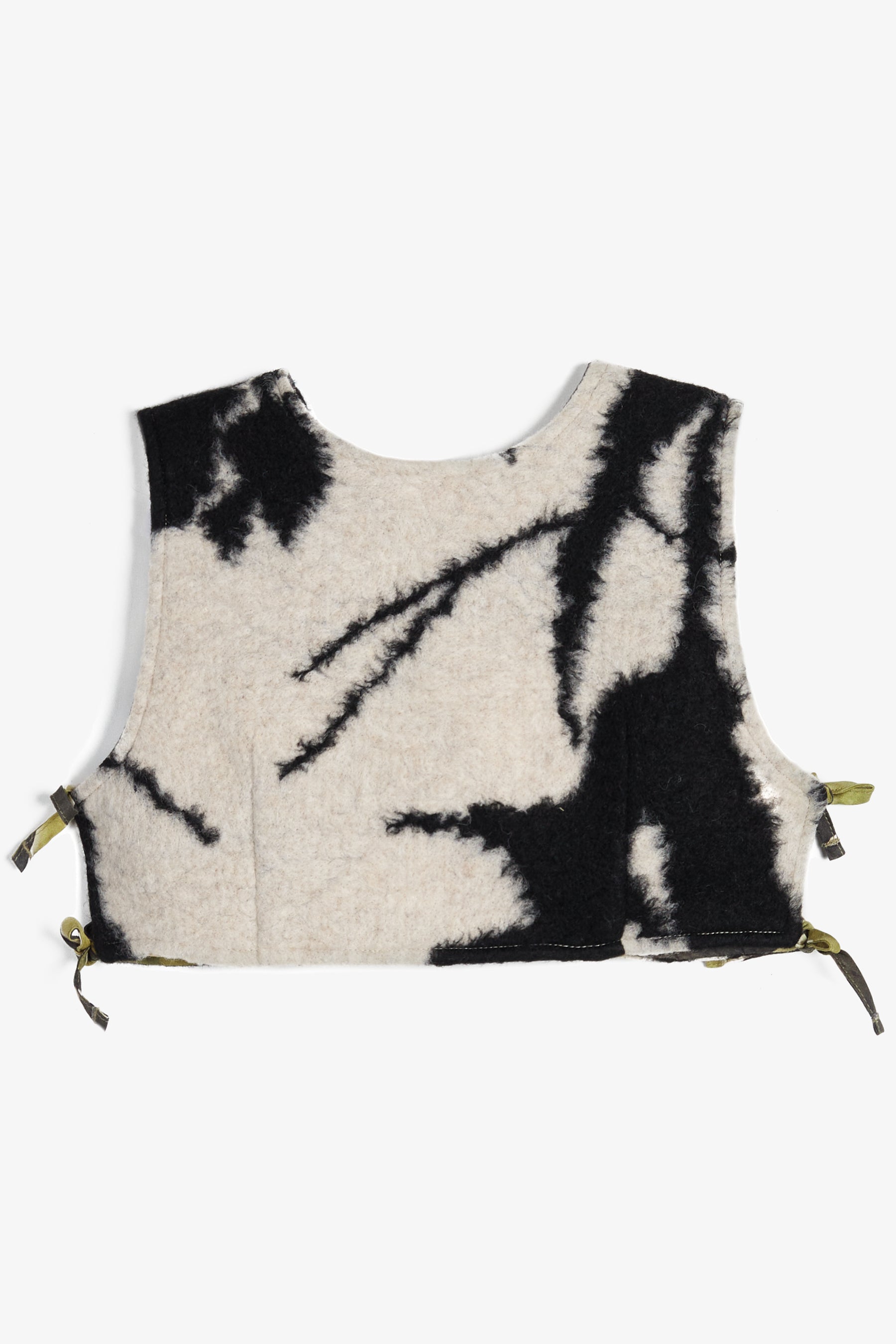 WOLF & RITA FUR PRINT SHORT VEST