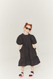 LITTLE CREATIVE FACTORY PUFF SLEEVE SIDE POCKETS DRESS
