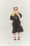 LITTLE CREATIVE FACTORY PUFF SLEEVE SIDE POCKETS DRESS