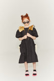 LITTLE CREATIVE FACTORY PUFF SLEEVE SIDE POCKETS DRESS