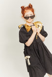 LITTLE CREATIVE FACTORY PUFF SLEEVE SIDE POCKETS DRESS
