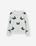 LOSAN BUTTERFLY PRINT SWEATER