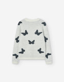 LOSAN BUTTERFLY PRINT SWEATER