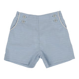ANALOGIE 2PC WINDOWPANE COLLAR SHIRT AND BUTTON SHORTS SET