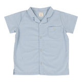 ANALOGIE 2PC WINDOWPANE COLLAR SHIRT AND BUTTON SHORTS SET